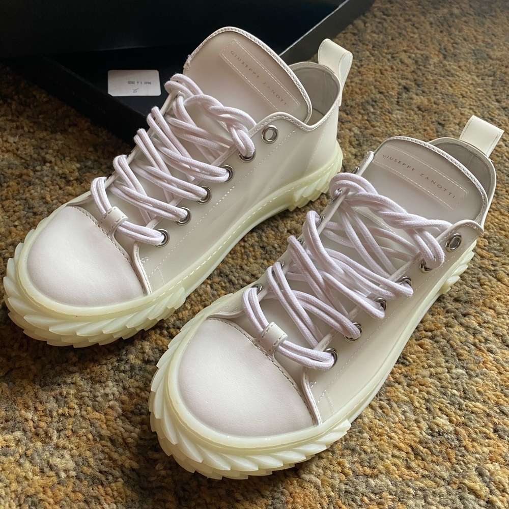 Giuseppe Zanotti Blabber Transparent Sneakers!